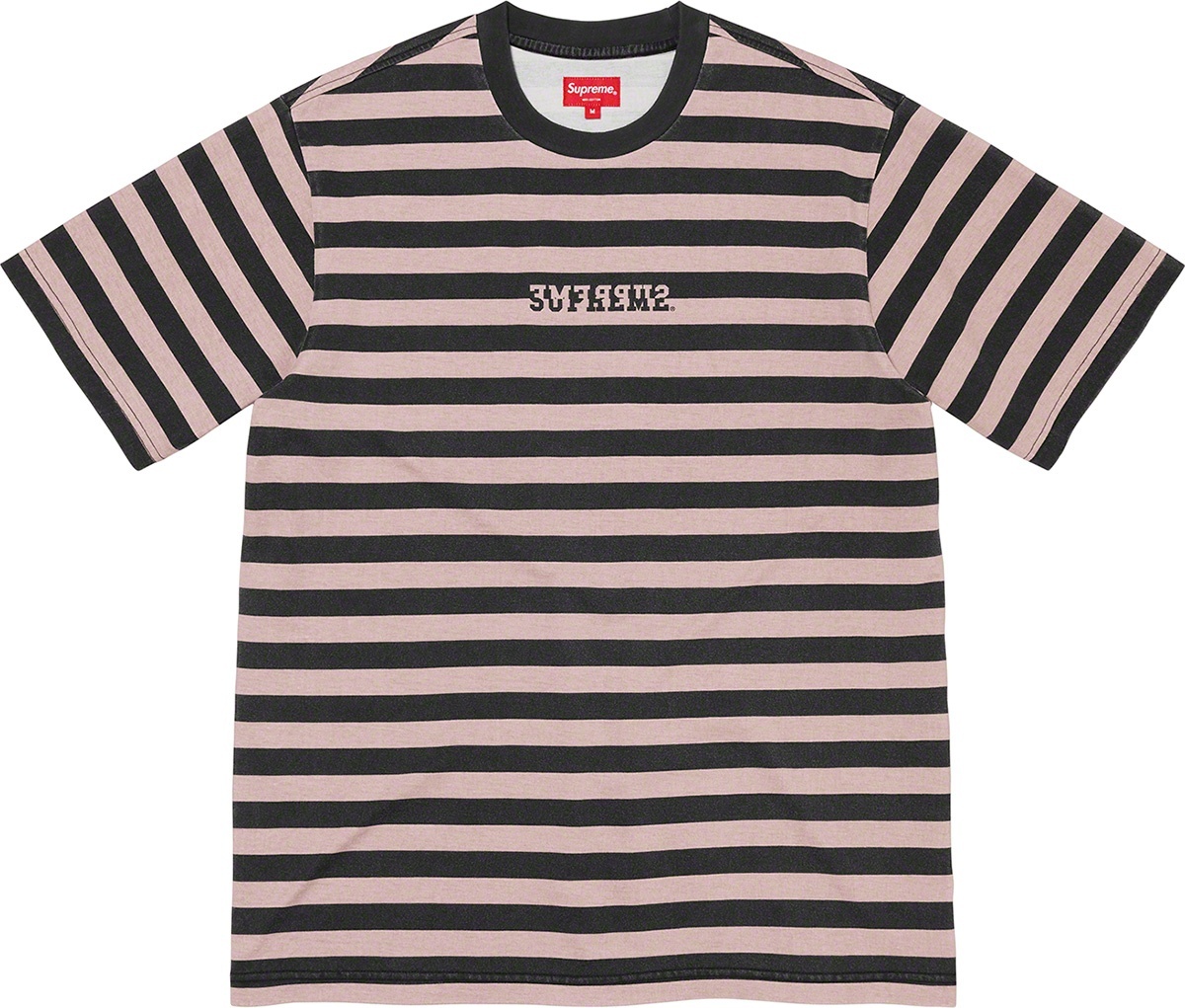 Reverse Stripe S/S Top view 3